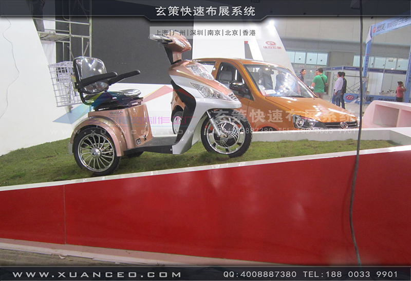 福田自行车展-自行车展展台搭展-上海蜜桃黄色网站展览工厂02